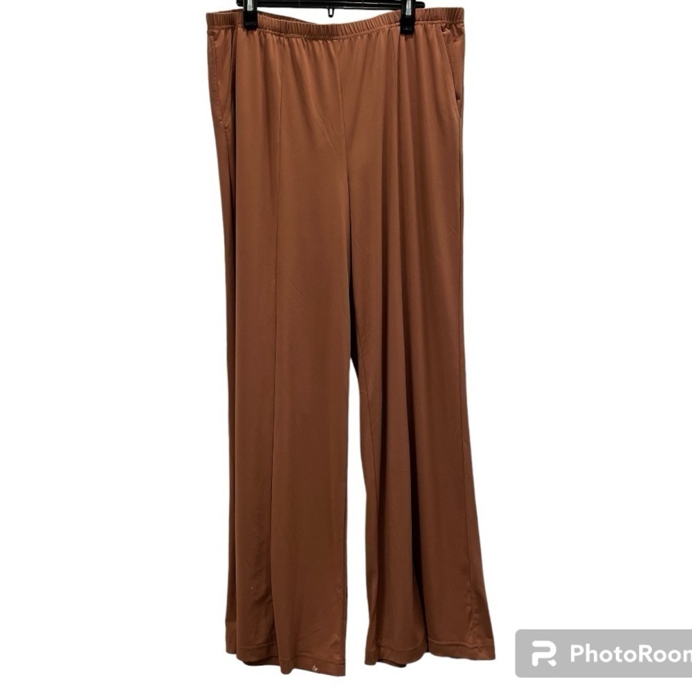 JOAN RIVERS stretchy flowy palazzo pants size large